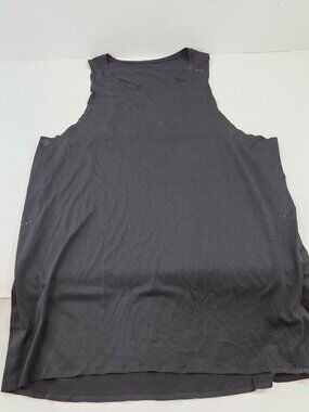 Lululemon Mens Black Running Singlet Tank Top Sleeveless Shirt Medium